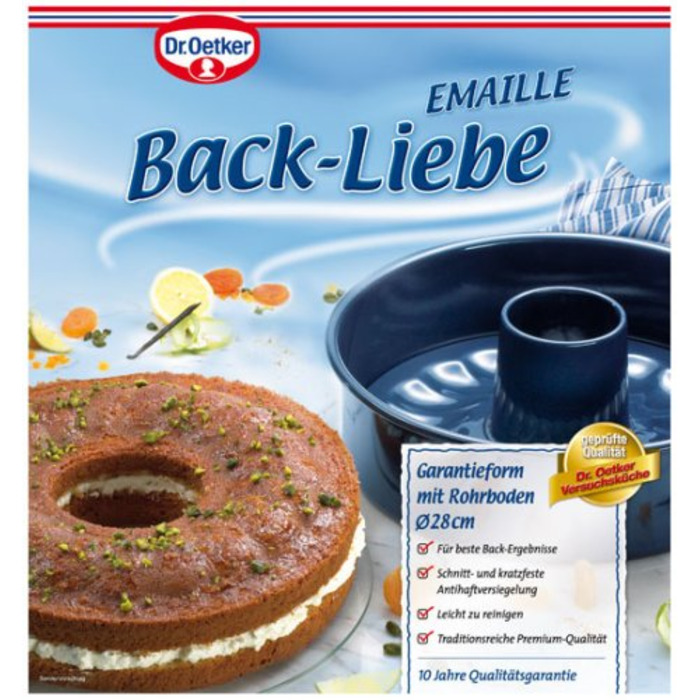 Форма для выпечки кексов со съемным дном Ø 28 см Back - Liebe Dr. Oetker