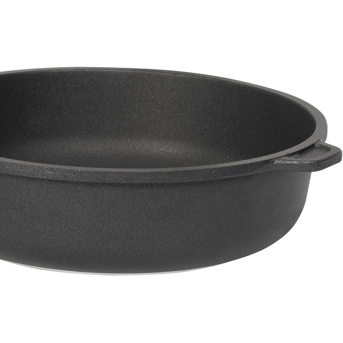 Сковорода для тушения с крышкой 32 см, чёрная XL SKK