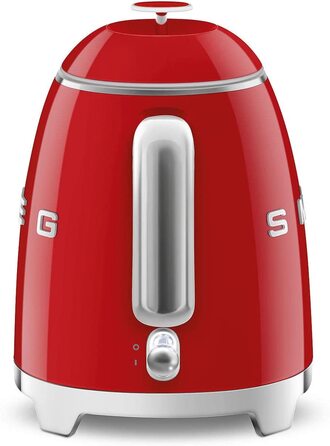 Электрический мини-чайник 0,8 л 1400 Вт красный Smeg