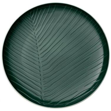 Тарелка 24 х 3 см зеленая Leaf It's my match Villeroy & Boch