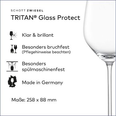 Набор из 6 бокалов для красного вина 505 мл Schott Zwiesel Fortissimo
