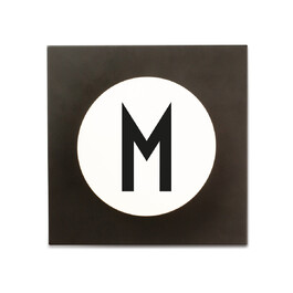Крючки для одежды M 14x14x9 см черно-белые Hook2 Letter Wandhaken Design Letters