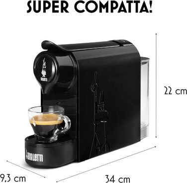 Кофеварка капсульная на 1 чашку 1200 Вт Gioia Bialetti