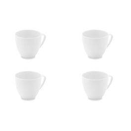 Набор чашек для кофе 0,16 л, 4 предмета, белый Ecco Friesland