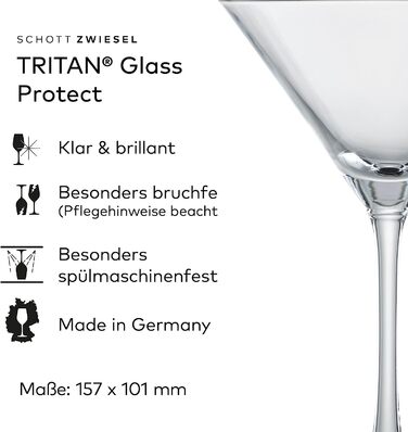 Набор бокалов для мартини 166 мл 6 предметов Schott Zwiesel