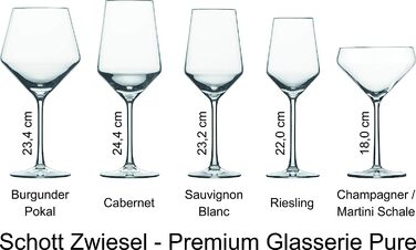 Набор из 6 бокалов для красного вина 692 мл Schott Zwiesel Burgunderpokal 692 мл