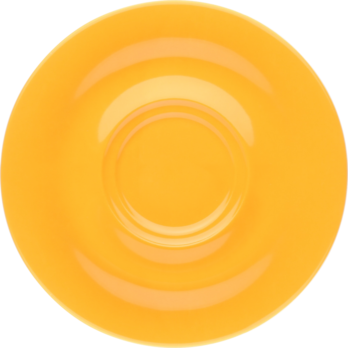 Блюдце к чашке для капучино / макиато 16 см, желто-оранжевое Pronto Colore Kahla