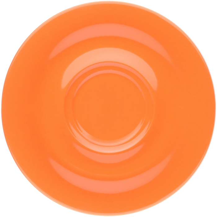Блюдце к чашке для капучино / макиато 16 см, оранжевое Pronto Colore Kahla