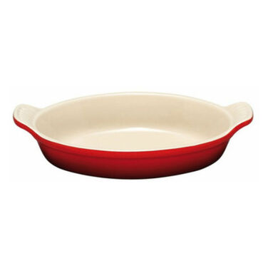 Блюдо овальное 28 см, бордовое  Le Creuset