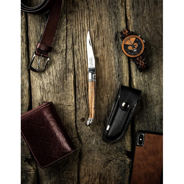 Нож карманный 9 см с аксессуарами Laguiole Style de Vie