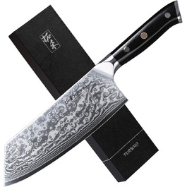 Нож для мяса TURWHO из дамасской стали 20 см кухоннй нож профессиональнй острй дамасский нож для китайского шеф-повара японский нож VG-10 и ргономичная ручка G10