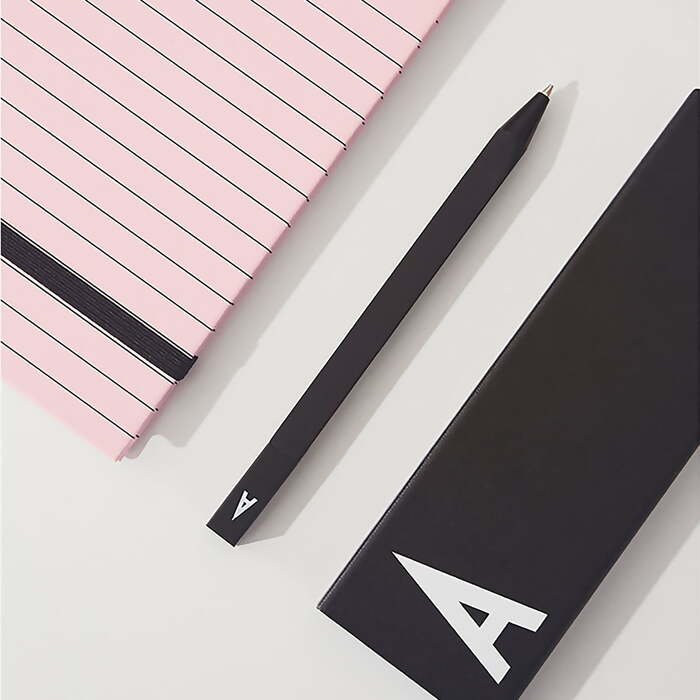 Ручка C 1x15,1 см черная Personal Pen Design Letters