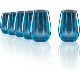 Набор стаканов 6 шт. 465 мл, голубой Stölzle Lausitz