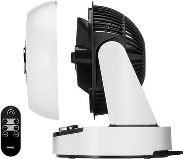Вентилятор настольный 8 скоростей 16 Вт, черно-белый Table Fan 3D Unold