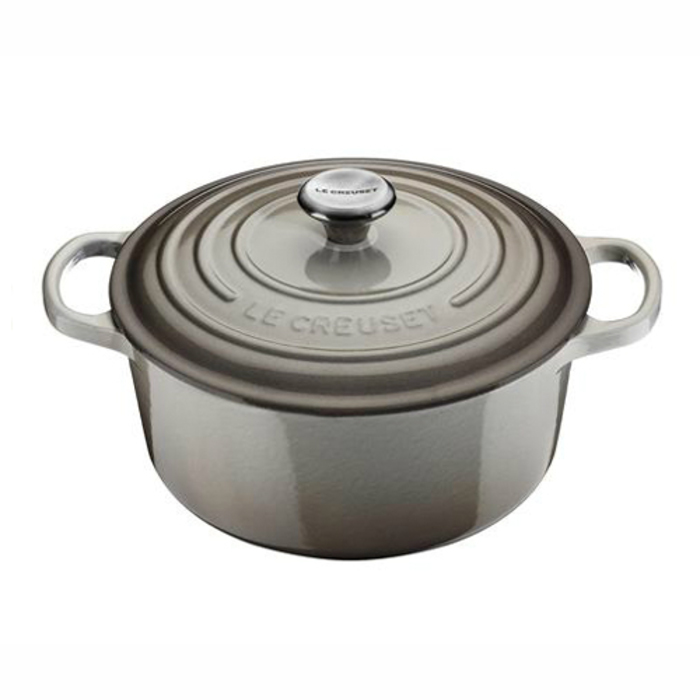 Кастрюля / жаровня с крышкой 22 см, мускат Le Creuset