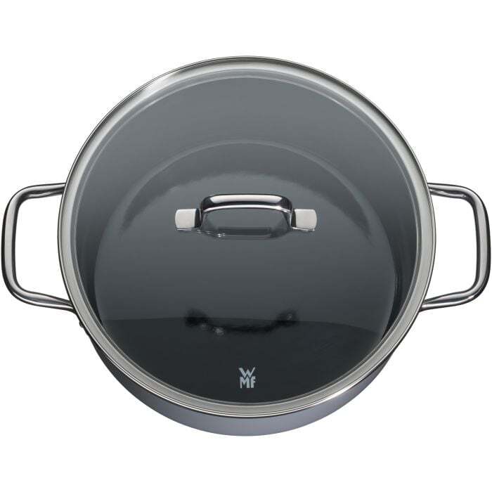 Сковорода для тушения с крышкой 24 см Calm Grey Essential Fusiontec WMF