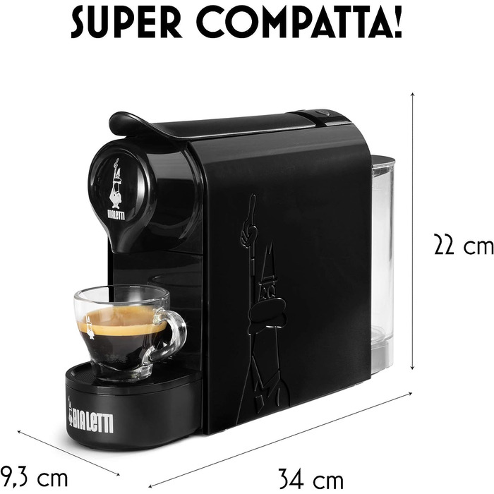 Кофеварка капсульная на 1 чашку 1200 Вт Gioia Bialetti