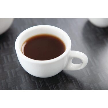 Набор чашек для кофе 12 предметов, белые Olympia