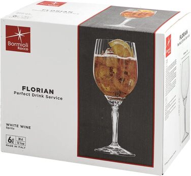 Набор из 6 бокалов для вина 0,38 л Florian Bormioli Rocco