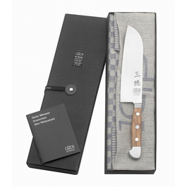Нож сантоку в подарочной упаковке 18 см Alpha Olive Guede