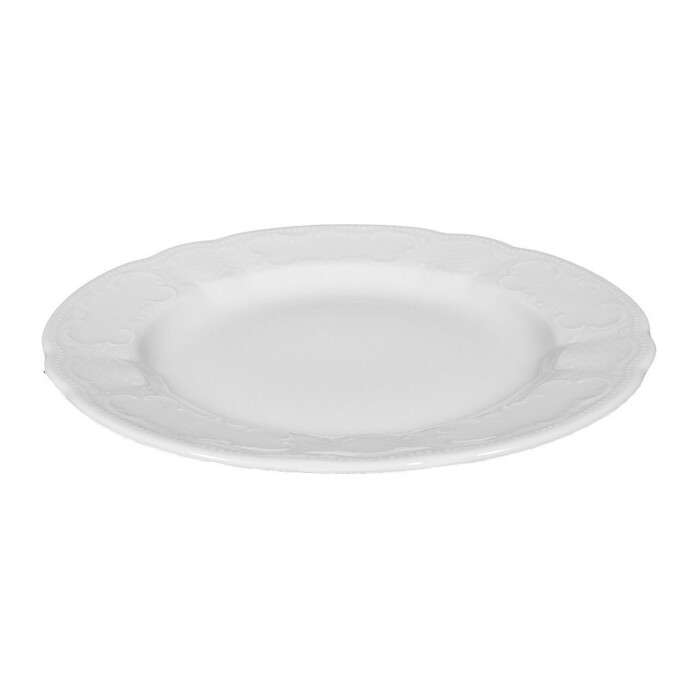 Тарелка 25 см белая Salzburg Seltmann Weiden