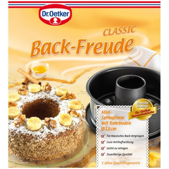 Форма для выпечки разъемная Ø 18 см Back - Freude Mini Dr. Oetker