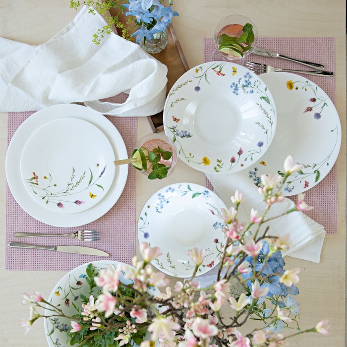 Набор тарелок на 2 персоны/4 предмета Spring Vibes Nora Hutschenreuther