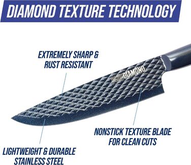 Набор ножей 3 предмета Blue Diamond