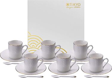 Кофейный сервиз на 6 человек 18 предметов Nippon White TOKYO Design studio