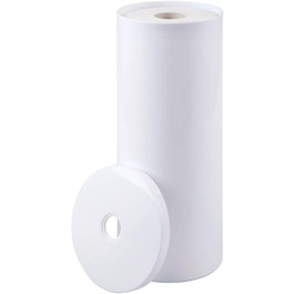 Держатель туалетной бумаги с крышкой, белый mDesign 