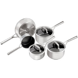 Набор кухонной посуды 5 предметов с антипригарным покрытием Ninja Foodi, серебро