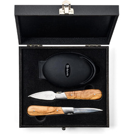 Набор ножей для устриц с чехлом 3 предмета Luxury Line Laguiole Style de Vie