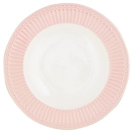 Тарелка для пасты 21,5 см, светло-розовая Alice GreenGate