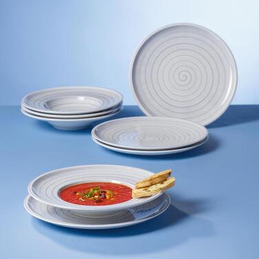 Набор тарелок для ужина 8 предметов Artesano Nature Bleu Villeroy & Boch
