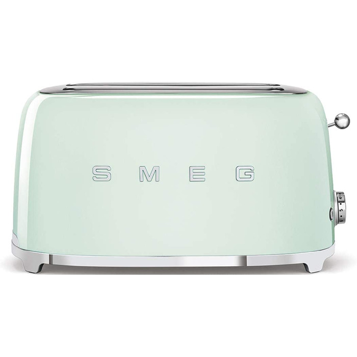 Тостер на 4 ломтика 1500 Вт пастельно-зеленый Smeg