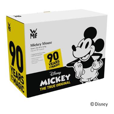 Набор детских кружек и ложек, 4 предмета, Mickey Mouse WMF