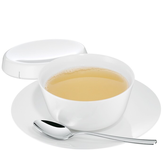 Чайная пара 0,125 л с крышкой и ложкой Tea Moments WMF