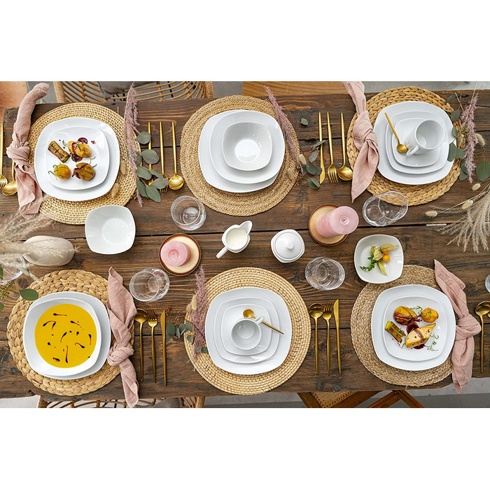 Набор столовой посуды из фарфора на 6 персон, 18 предметов Bilgola Sänger