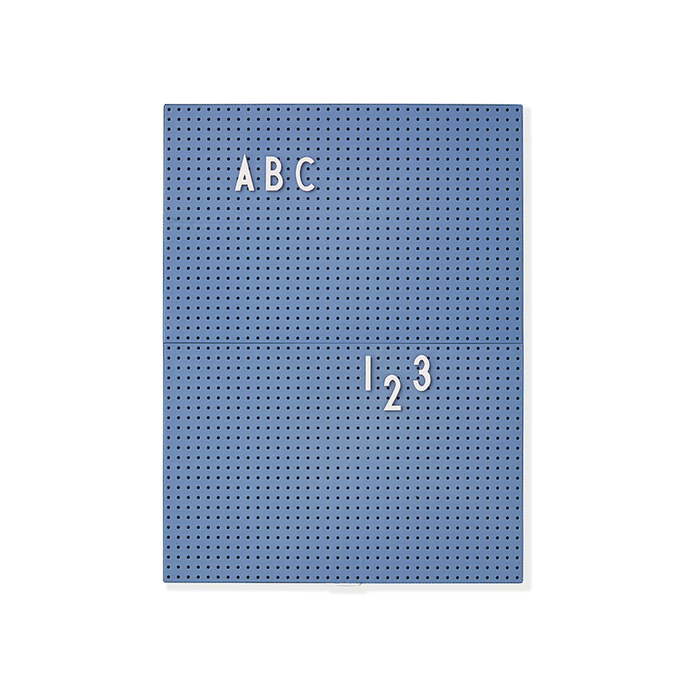 Доска 27,9x21 см голубая Message Board Design Letters