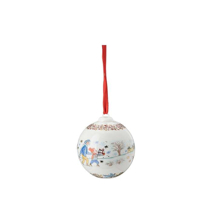 Елочное украшение шар "Подарки" 6 см Sammelserie Hutschenreuther
