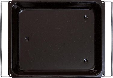 Блюдо для запекания 41.5 x 33 см, эмаль, черная Multiflex High 0408-022 Riess