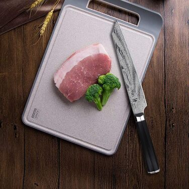 Профессиональный поварской нож для мяса из настоящей дамасской стали 20 см Wakoli Kumo