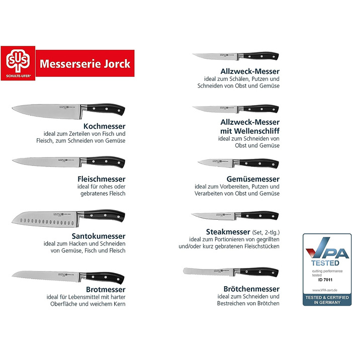 Нож универсальный 13 см Jorck Schulte-Ufer