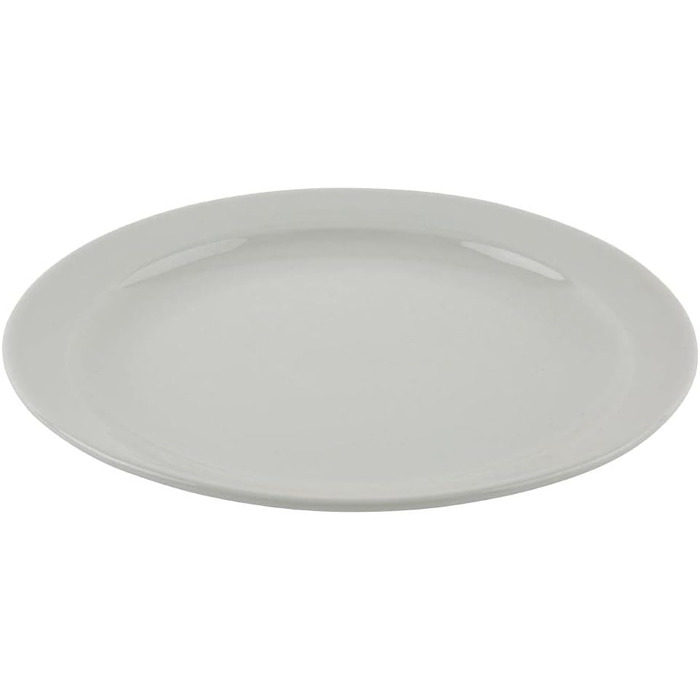 Набор тарелок с узким ободком 12 предметов  226 мм, белые  Olympia Athena