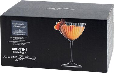 Набор бокалов для мартини 6 предметов Speakeasies Luigi Bormioli