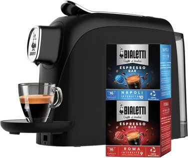 Кофеварка капсульная на 1 чашку 1200 Вт Mignon Compact Bialetti