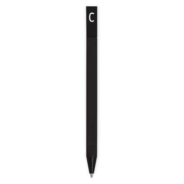 Ручка C 1x15,1 см черная Personal Pen Design Letters