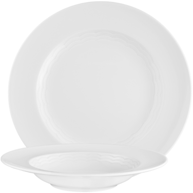 Набор тарелок 12 предметов белый Marina Seltmann