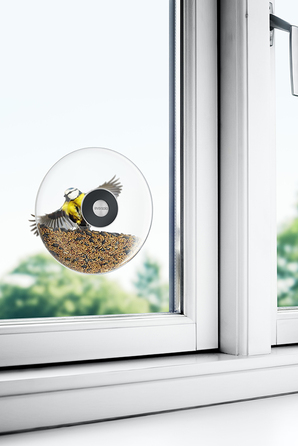Скворечник 7,5x20 см прозрачный Fenster Vogel Futterstelle Eva Solo