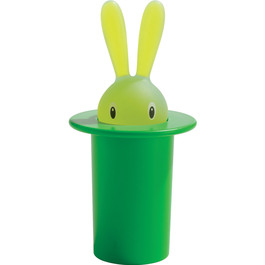 Футляр для зубочисток 7,5х14х7,5 см зеленый Magic Bunny Alessi